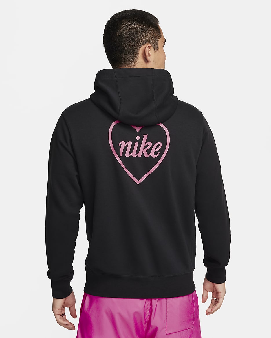 Nike black and pink hoodie on sale